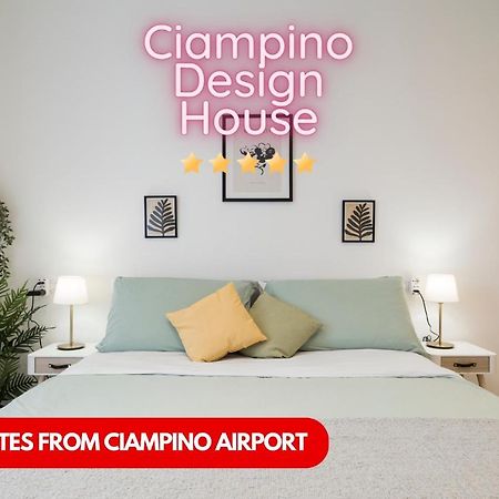 Ferienwohnung Casa Design Con A/C E Wifi_7 Minuti Ciampino Aeroporto Exterior foto