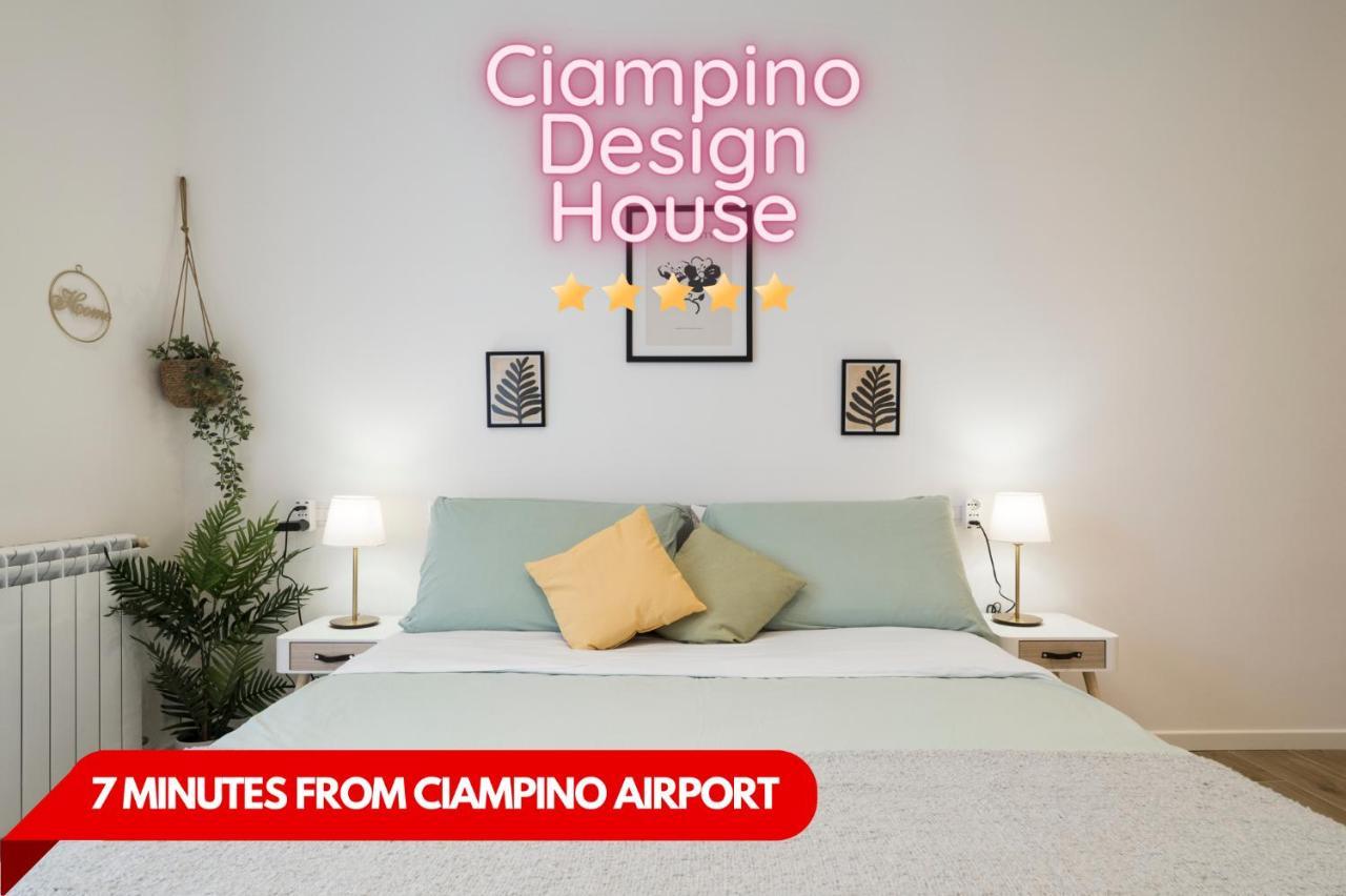 Ferienwohnung Casa Design Con A/C E Wifi_7 Minuti Ciampino Aeroporto Exterior foto